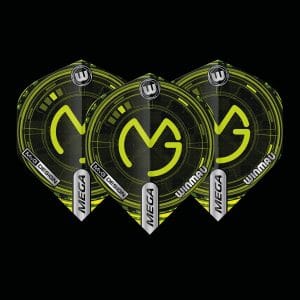 WINMAU STANDARD MVG LOGO TECH GREEN FLIGHTS