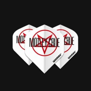 WINMAU ROCK LEGENDS MOTLEY CRUE LOGO FLIGHTS