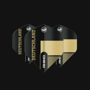 WINMAU RHINO BLACK & GOLD FLAG- DEUTSCHLAND FLIGHTS