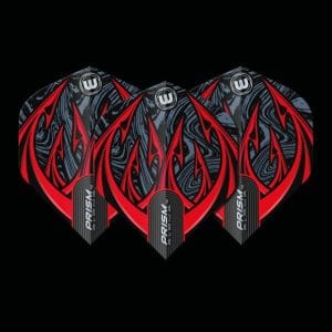 WINMAU PRISM ALPHA GREY & RED FLIGHTS