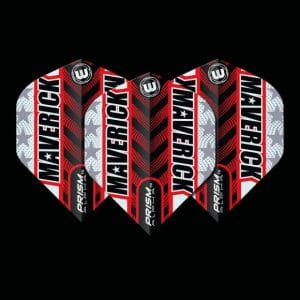 WINMAU PRISM ALPHA GREY & RED FLIGHTS