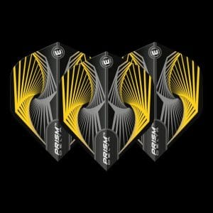 WINMAU PRISM DELTA YELLOW & GREEN FLIGHTS