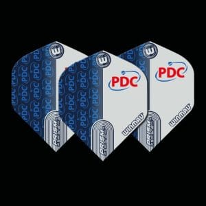 WINMAU PRISM ZETA BLUE & WHITE FLIGHTS