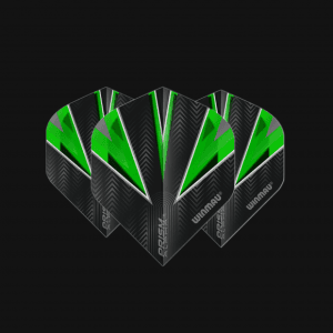 WINMAU PRISM ALPHA BLACK & GREEN FLIGHTS