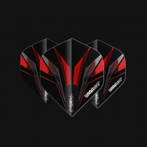 WINMAU PRISM ALPHA BLACK & RED FLIGHTS