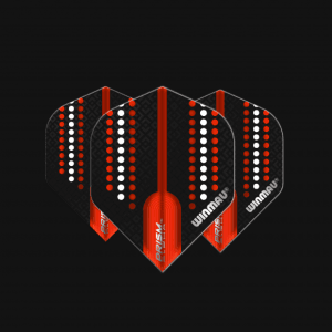 WINMAU PRISM ALPHA BLACK & RED FLIGHTS
