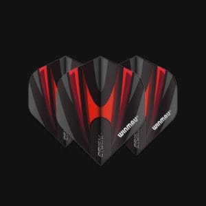 WINMAU PRISM ALPHA BLACK & RED FLIGHTS