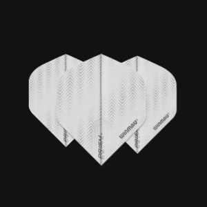 WINMAU PRISM DELTA WHITE FLIGHTS