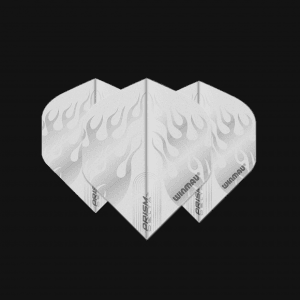 WINMAU PRISM DELTA WHITE FLIGHTS