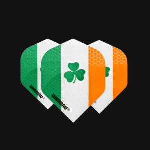 WINMAU MEGA STD IRELAND DART FLIGHTS 75 MICRON  x 3 Flights