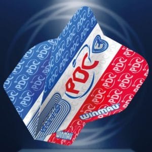 WINMAU Prism Zeta Red, Blue & White Flight