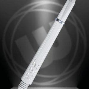 Winmau Pro Force White Medium Dart Stems/Shafts, Nylon - Set of 3 Stems