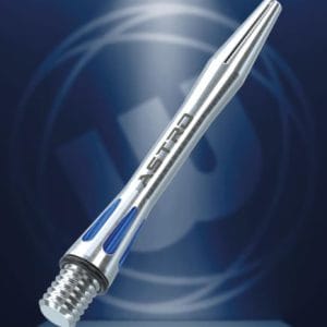 Winmau Astro Aluminium Short Dart Stems, Blue - Set of 3 Stems