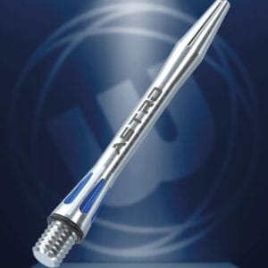 Winmau Astro Aluminium Intermediate Dart Stems, Blue - Set of 3 Stems