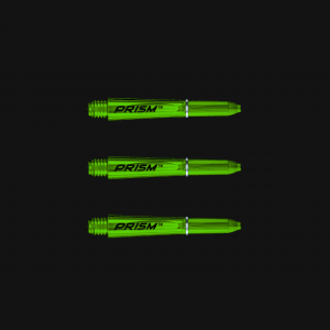 Winmau Prism Extra Short Durable Polycarbonate Dart Stem, Green- 3 Stems