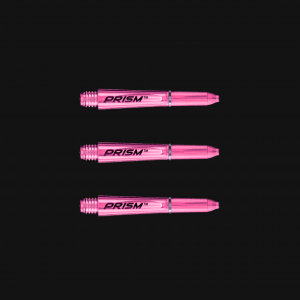 Winmau Prism Polycarbonate Extra Short Dart Stems, Pink - Set of 3 Stems
