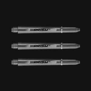Winmau Prism Polycarbonate Medium Dart Stems/Shafts, Black - 3 Stems