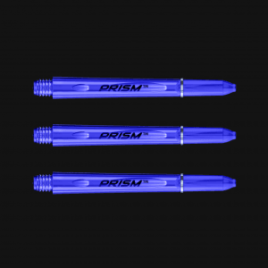 Winmau Prism Polycarbonate Medium Dart Stems/Shafts, Blue - 3 Stems