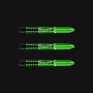 Winmau Prism Force Green Short Dart Stems/Shafts - Set of 3 Stems