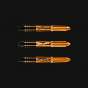 Winmau Prism Force Polycarbonate Orange Short Dart Stems/Shafts- 3 Stems