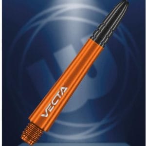 Winmau Vecta Medium Dart Stems - Orange, Durable Polycarbonate (3 Stems)