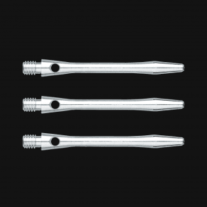 WINMAU Plain Aluminium Medium Dart Stems - (Set of 3 Stems)