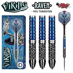 Shot Darts Viking Raven Steel Tip Dart Set-90%-Tungsten-22gm