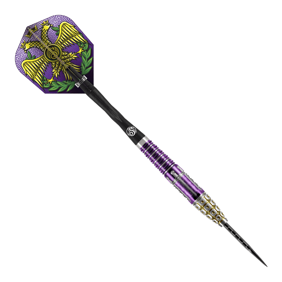 Shot Darts Roman Empire Caesar Steel Tip Dart Set-95% Tungsten-23gm - Image 4