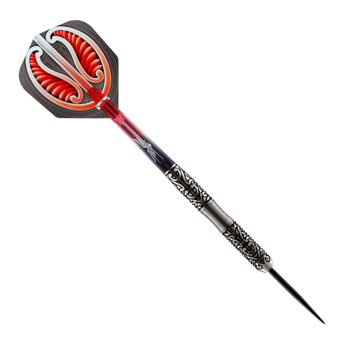 Shot Darts Warrior Hautoa Steel Tip Dart Set-Centre Weighted 80% Tungsten Barrels - Image 4