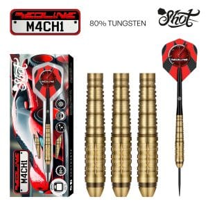 Shot Redline M4CH1 Steel Tip Dart Set-80% Tungsten
