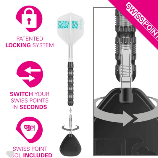 Target Rob Cross 95K Swiss Point 95% Steel Tip Darts - Image 2