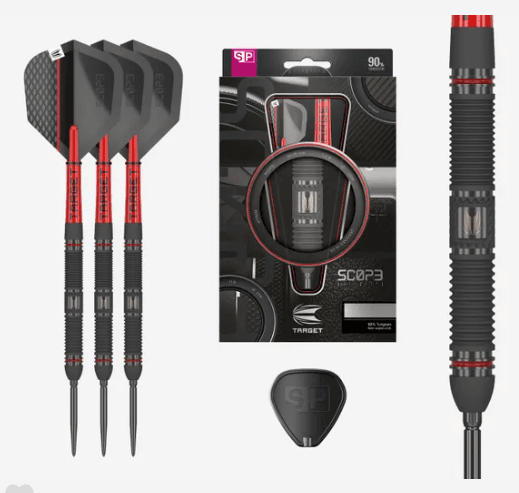 Target Scope 01 90% Tungsten SP Steel Tip Darts