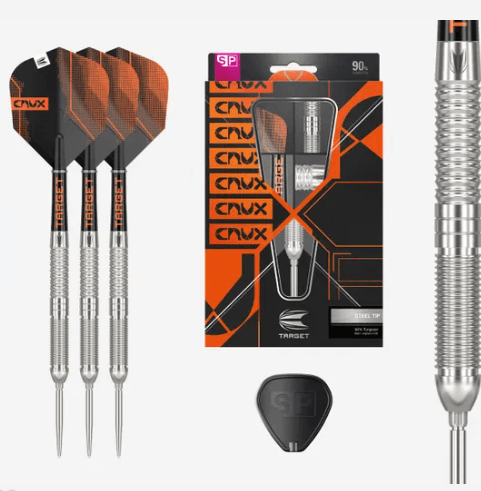 Target Crux 01 Swiss Point 90% Steel Tip Darts