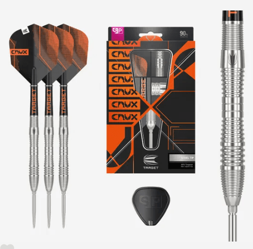 Target Crux 03 Swiss Point 90% Steel Tip Darts