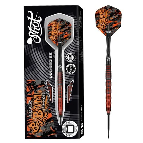 Shot Bradley Brooks 90% Steel Tip Darts - Image 4