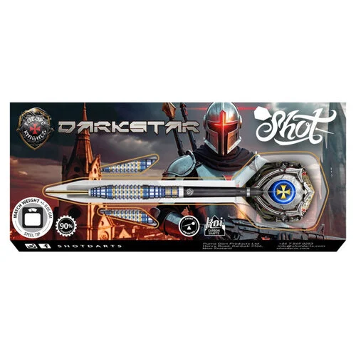 Shot Future Knights Darkstar 90% Steel Tip Darts - Image 2