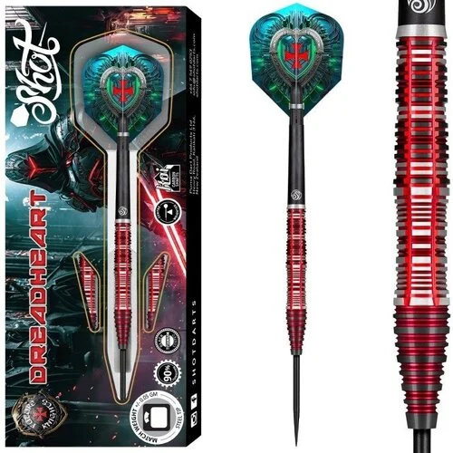 Shot Future Knights Dreadheart 90% Steel Tip Darts