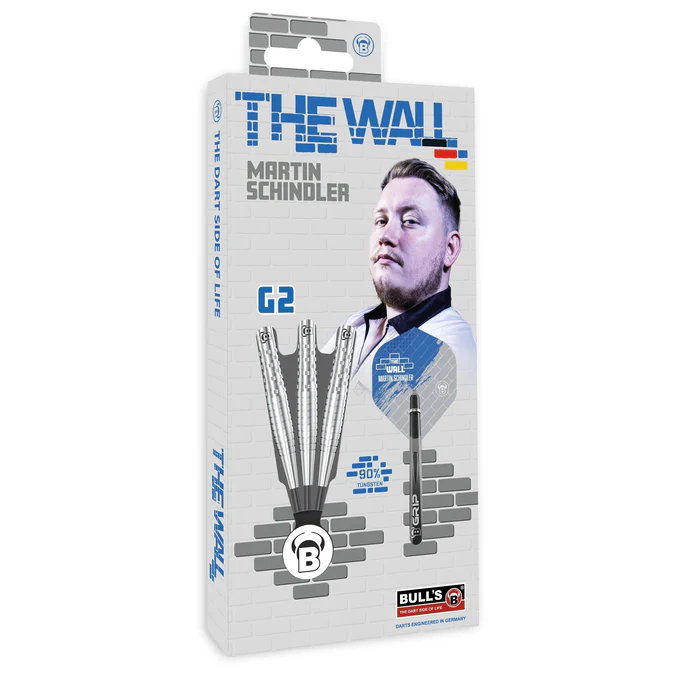 BULL'S Martin Schindler Darts - Steel Tip - 90% Tungsten - G2 - Image 2