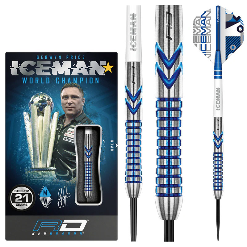 Red Dragon- Gerwyn Price Iceman Contour Darts
