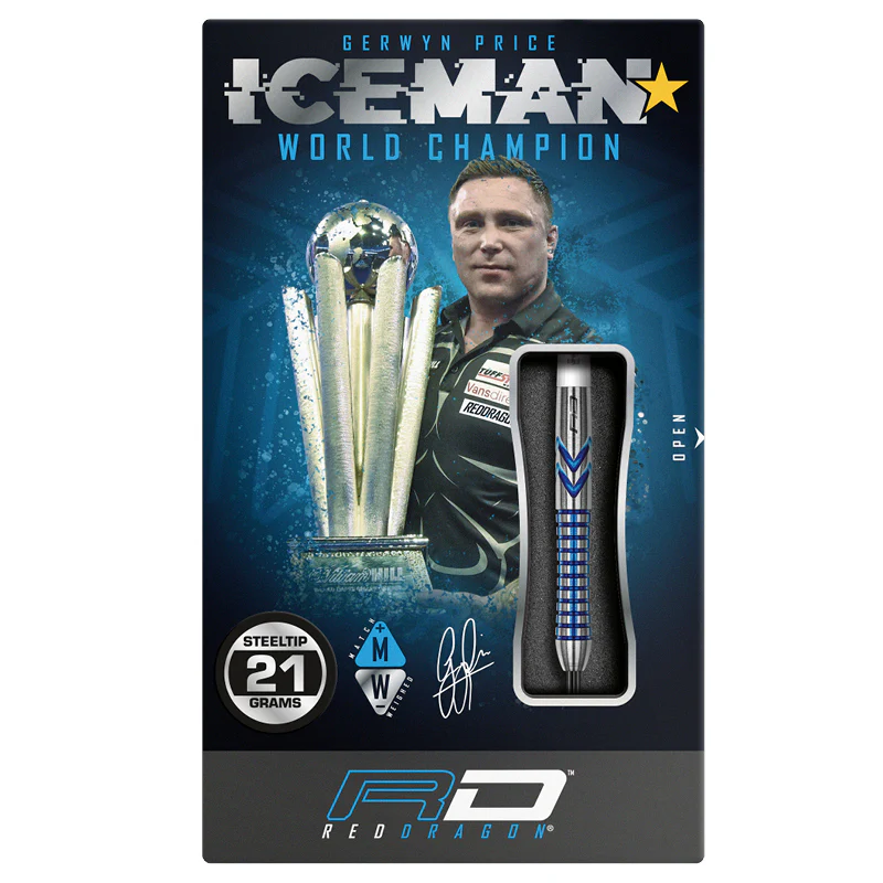 Red Dragon- Gerwyn Price Iceman Contour Darts - Image 3