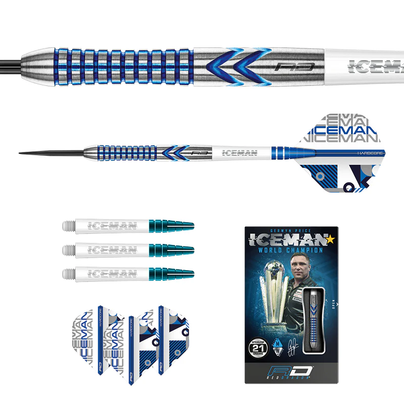 Red Dragon- Gerwyn Price Iceman Contour Darts - Image 2
