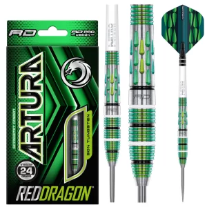 Red Dragon- Artura Screamin' Green Darts