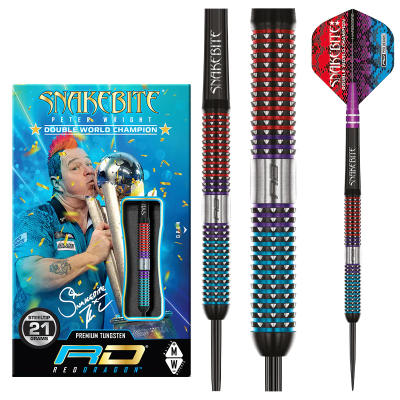 Red Dragon- Peter Wright Snakebite Spirit Darts