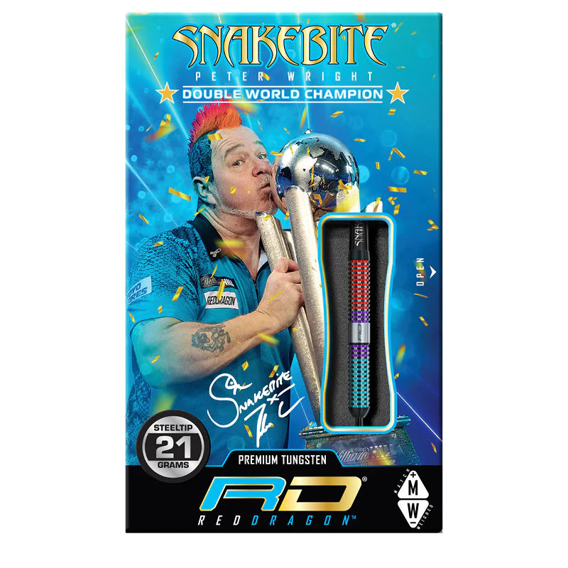 Red Dragon- Peter Wright Snakebite Spirit Darts - Image 3