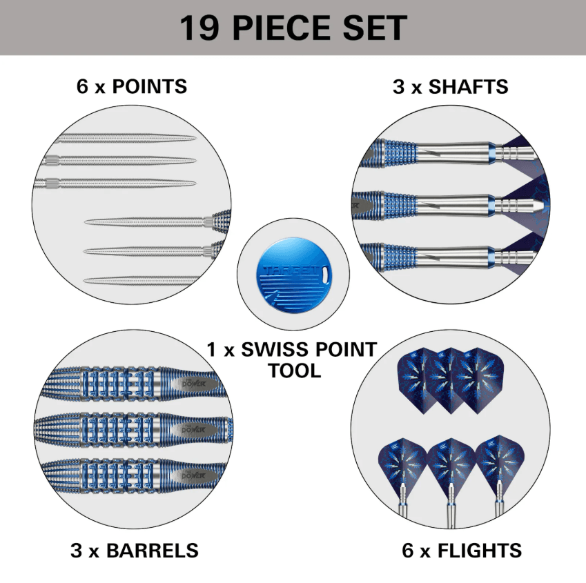 Target Darts Phil Taylor Power GX2 Swiss Point Darts - Image 3