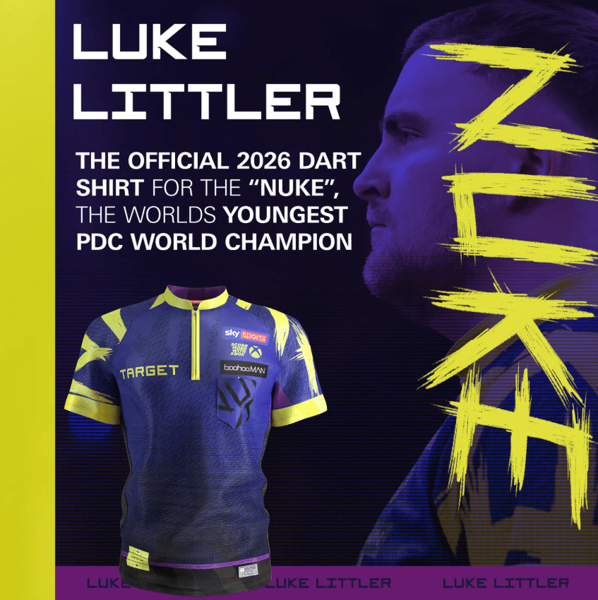 Target Darts Luke Littler 2026 Playing Shirt - Image 2