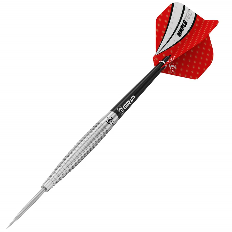 BULL'S Dot D6 Darts - Steel Tip - 90% Tungsten - Pyramid Grip - Image 3