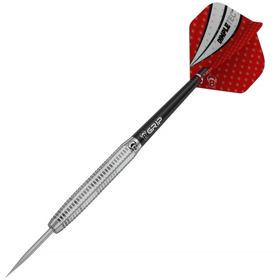 BULL'S Dot D7 Darts - Steel Tip - 90% Tungsten - Straight Shark - Image 3