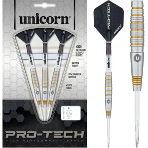 Unicorn Protech Darts - Style 2 - Steel Tip - Gold Ring