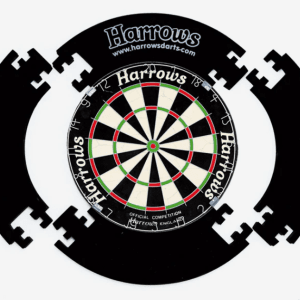 Harrows Dart Board Surround Black- 4 PC